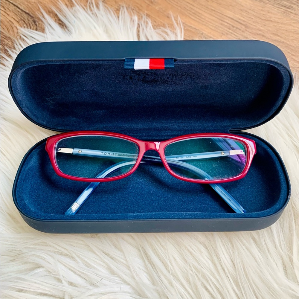 Tommy Hilfiger Women’s Pink And Blue Glasses - Picture 3 of 11